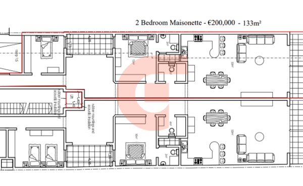 Maisonette 2 Bedroom - Ground Floor