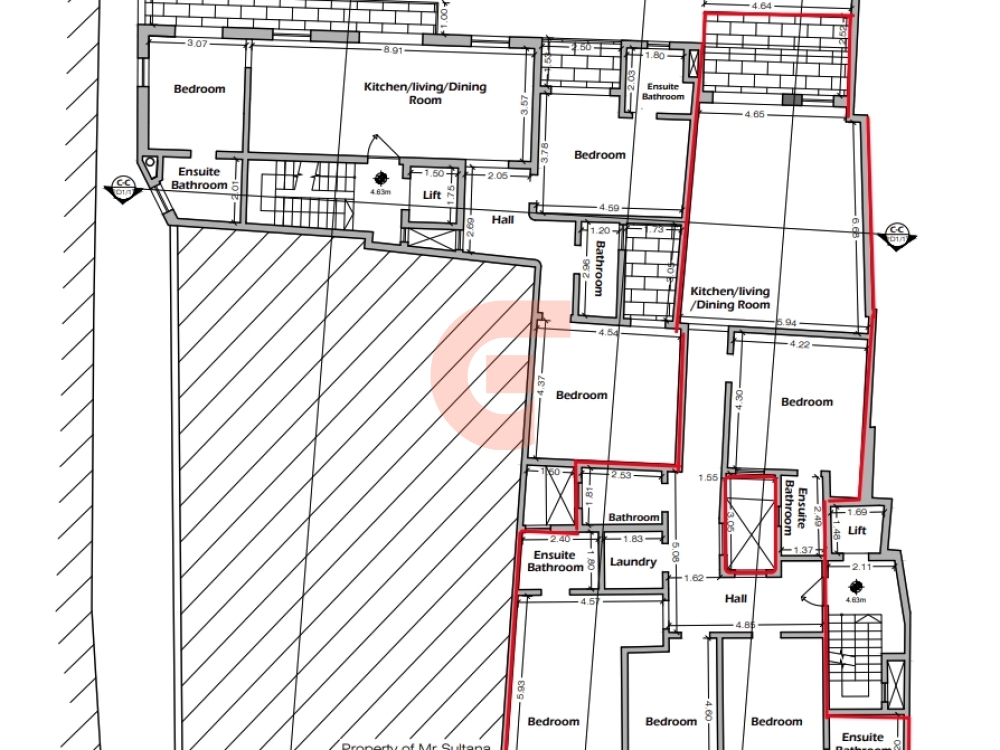 First Floor Apt 2B